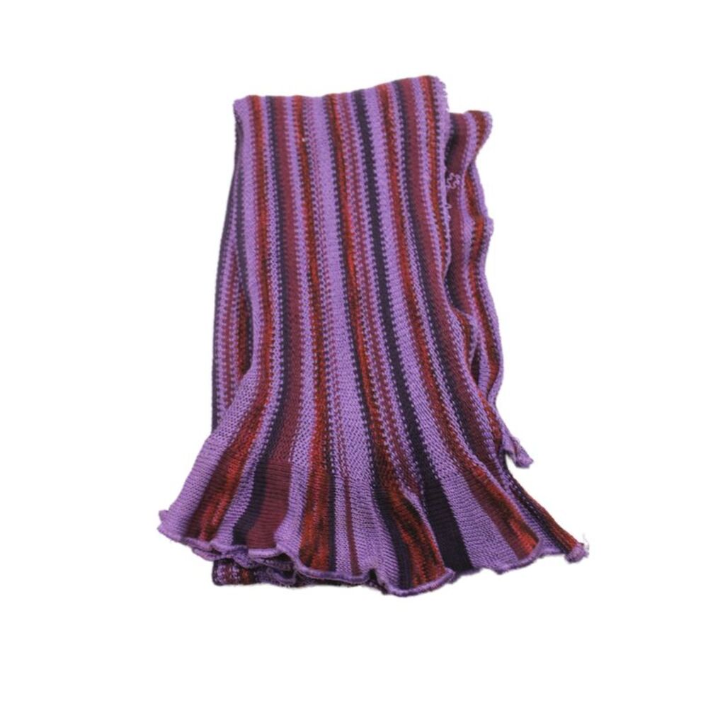 Missoni Women's Stitch Edge Multicolor Striped Scarf Size 54" X 14"